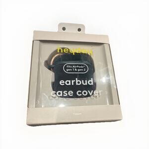 Heyday Earbud Green Crushed Velvet Case Cover Fits AirPods Gen 1&2 New Holiday